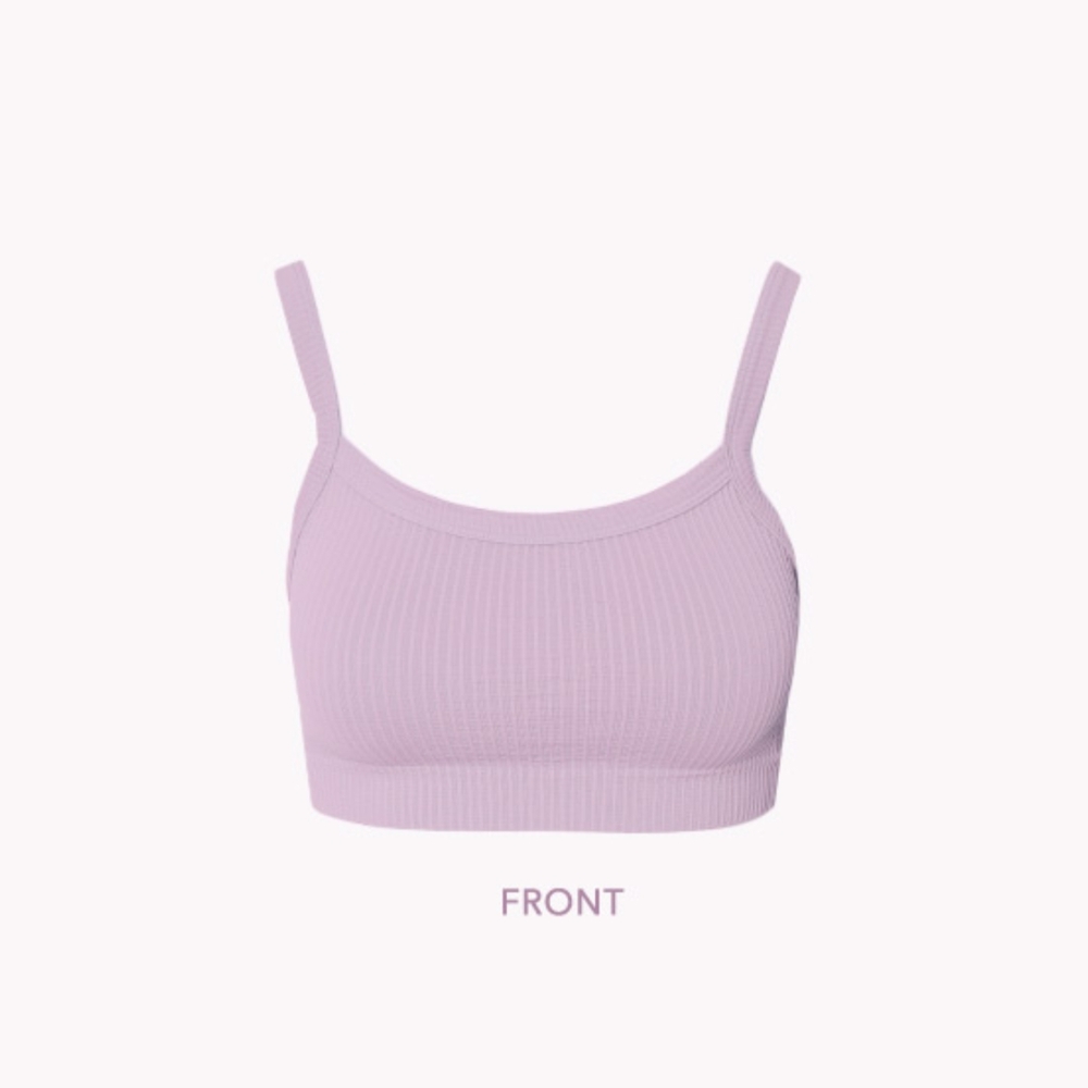 Women's Ribbed Bralette - Picture 2 of 6